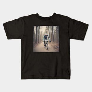 Monster cyclist Kids T-Shirt